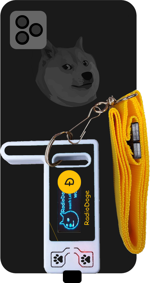RadioDoge on Mobile Phone